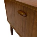 Vintage Kastje Compact Klepkast Jaren 60 Teak Fineer thumbnail 14