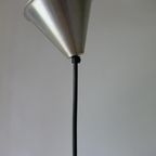 Vintage Zware Hanglamp Kristal Aluminium thumbnail 11