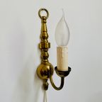 Vintage Wandlamp Messing Barok thumbnail 2