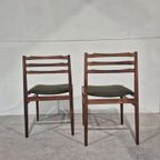 2 Vintage Pallisander Deens Design Eetkamer Stoelen thumbnail 7