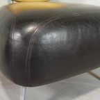 Postmodern Design Leren Fauteuil thumbnail 14