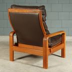 Vintage Deense Fauteuil – L. Olsen & Son – Teakhout – Jaren 60 thumbnail 4