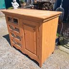 Grenen Ladekast, Dressoir, Commode Afm. 109X55Cm En 94Cm Hoo thumbnail 4