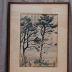 Liesbeth Margaretha Asbeek Brusse (1901-1996) - Aquarel thumbnail 8