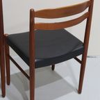 2X Vintage Design Eetkamerstoelen - Carl Ekström Voor Albin Johansson En Söner, Teak | 01275 thumbnail 3