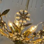 Xl Gemerkte Swarovski Kroonluchter Hanglamp Bloemen Kristal thumbnail 3