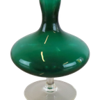 Vintage Groen Glazen Solifleur Vaasje thumbnail 5
