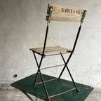 Antique Brewery Terrace Stools + Table thumbnail 5