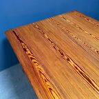 Antieke Pitch Pine Stoffen Tafel Met Twee Laden thumbnail 24