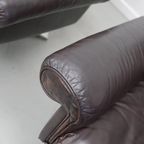 Vintage De Sede Ds-31 Draai Fauteuil In Bruin Leer thumbnail 7