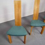 Set Van Vier "Iris" Stoelen Van Bob Van Den Berghe Voor Tran thumbnail 6