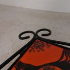 Vintage Tegeltafel, Salontafel Met 8 Tegels, Jaren 60 thumbnail 22