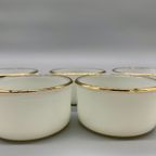 Set Arcopal Arlequin Cups Crème/Goud 5 Stuks thumbnail 2