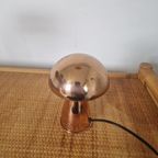 Koperkleurige Mushroom Lamp Design thumbnail 6