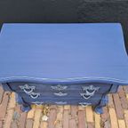 Ladekast - Buikkastje - Blauw Met Zilveren Details thumbnail 5