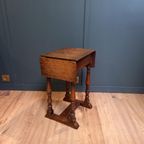 Drop Leaf Jointstool Uit De 18E Eeuw thumbnail 4