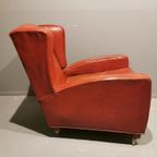 Oude Originele Fauteuil / Art Deco thumbnail 3