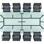6x Una Design Bureaustoel Icf Mesh Zwart Netweave thumbnail 9
