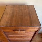 Rolluikkast Archiefkast Muziekkast Frans Art Deco 1940 thumbnail 4