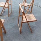 Set Van 4 Aldo Jacober Trieste Klapstoelen, Bazzani Italy thumbnail 5