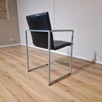 4x Arco Frame - Eetkamerstoelen - Zwart - Leder - Design thumbnail 2