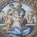 Mooi Doek Met Afbeelding Michelangelo In De Opera Tondo Doni thumbnail 4