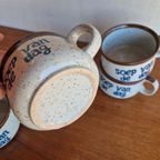 70's Vintage Soep Kommen Soep Van De Dag Servies thumbnail 5