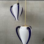 2x Vintage ‘venexiana’ Hanglamp – Barovier & Toso – Murano thumbnail 2