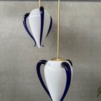 2X Vintage ‘Venexiana’ Hanglamp – Barovier & Toso – Murano thumbnail 2