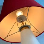 Vintage Vloerlamp / Staanlamp Met Verlichte Voet thumbnail 10