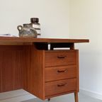 Vintage Deens Design Teakhouten Bureau thumbnail 14