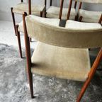 Set Van 6 Lübke Eetkamerstoelen Palissander Diningchair thumbnail 13