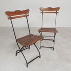 Set Van 2 Klapstoelen, Terrasstoelen, Jaren 30 thumbnail 2