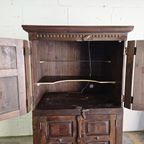 Vintage Stoere Houten Kast / Leggerkast / Opbergkast thumbnail 9