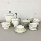 Victoria Servies Met Streepjes, 12Pers. thumbnail 2