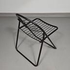 Gastone Rinaldi Folding Chair / Black / Italy 1970s thumbnail 6