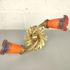 Bronzen Plafondlamp 'Le Verre Français' Glaspasta thumbnail 4