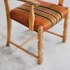 Brutalist Eetkamerstoelen | Vintage Stoelen | Deens thumbnail 7