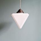 Art Deco Hanglamp, Driehoekige Prismavorm, 1920-30 thumbnail 5
