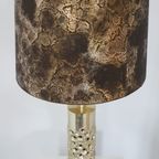 Unique Brutalist Table Lamp - Silver-plated Aluminum - Willy Luyckx For Aluclair - 1960s thumbnail 10