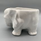 Grote Bloempot Olifant Wit thumbnail 4