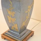 Set 2 Vintage Tafellamp Tin Messing ’60 Mid Century Japandi thumbnail 7