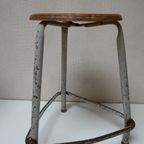 Vintage Kruk Atelierkruk Werkkruk Friso Kramer Ahrend De Cirkel thumbnail 12