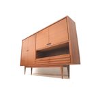 Groot Vintage Highboard Dressoir / Wandmeubel Van Teakhout Uit De Jaren ’60 thumbnail 5