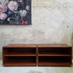 Vintage Dressoir 2 Delig Boekenkast Tv Meubel Tv Kast 70's thumbnail 8