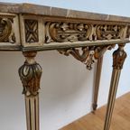 Barok Rococo Wandconsole Sidetable Met Marmer Blad En Spiegel 03 thumbnail 15