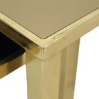 Hollywood Regency Nesttafels Belgo Chrom 23kt Goud Verguld thumbnail 6