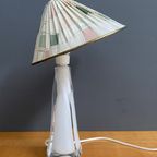 White Murano Glass Table Lamp, 1960S thumbnail 5