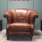 Elegante Vintage Leren Fauteuil Uit 1963 thumbnail 11