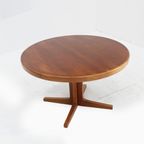 Vintage Deense Ronde Uitschuifbare Eettafel Tafel 1960s thumbnail 6